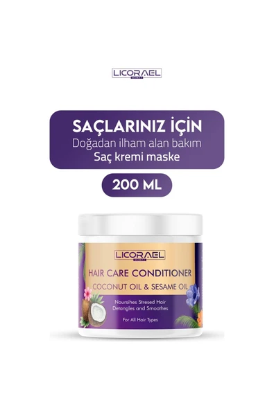 Licorael Dubai Saç Maskesi (Haır Care Condıtıoner) 200ml
