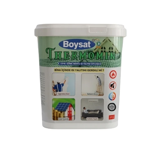 Thermomin İç Cephe Sürme Manto Isı Yalıtım Kaplaması 10L ürün görseli 1