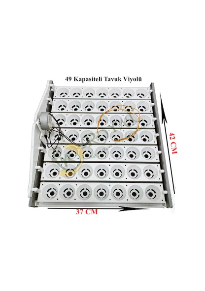 Kuluçka Makinesi 49'luk Yumurta Gelişim Viyolü - 2