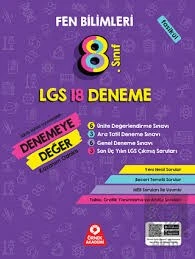 Örnek Akademi 8. Sınıf LGS Fen Bilimleri Denemeye Değer 18 Deneme