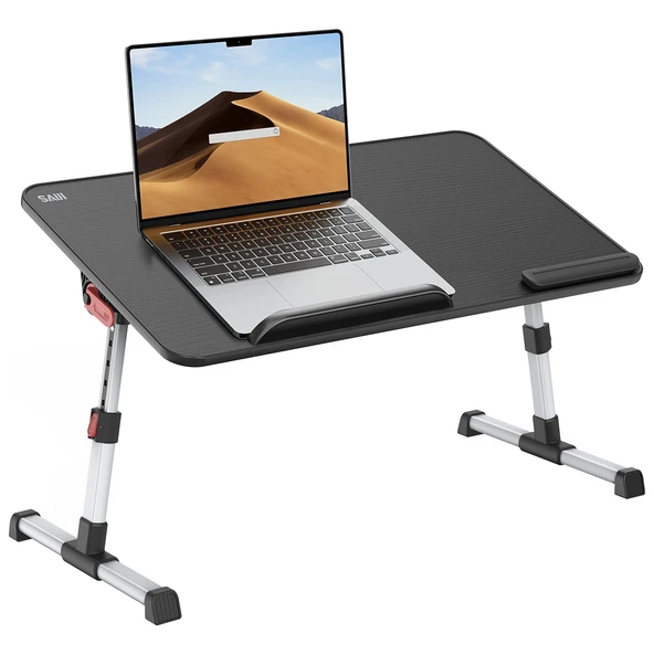 Saiji A8 Çok Fonksiyonlu Ayarlı Notebook Soğutuculu Çalışma Masası Siyah