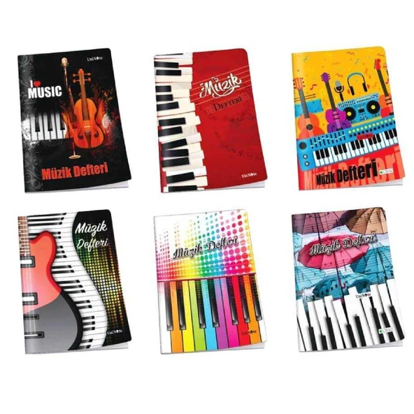 Çınar A4 40 Yaprak Karton Kapak Dikişli Müzik Defteri (22002) 1 Adet