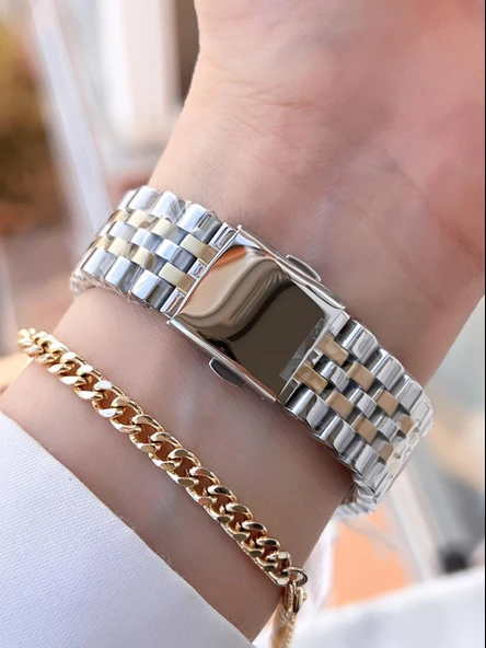 Ferrucci Çelik Kordon 2 Yıl Garantili Takvinli Kadran Suya Dayanıklı Kadın Kol Saati BFC.03298.04 - Resim 3