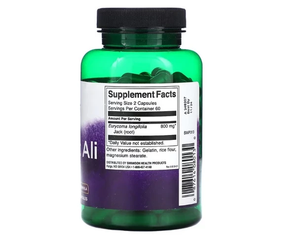 Swanson Tongkat Ali 400 mg 120 Kapsül - 2