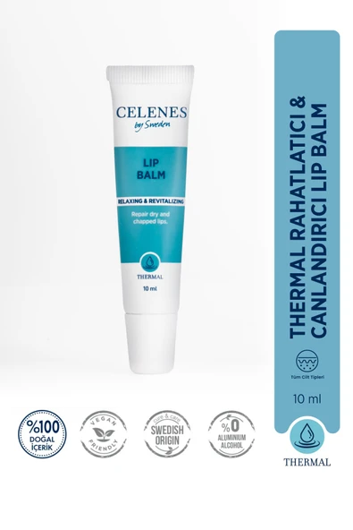 Celenes Rahatlatıcı Ve Canlandırıcı Thermal Lip Balm 10 ml