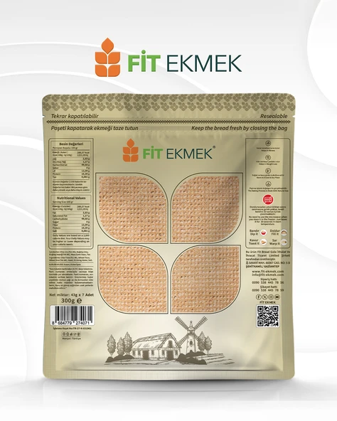 fit 2'li Chia Lavaş Ekmeği 300gr - 2