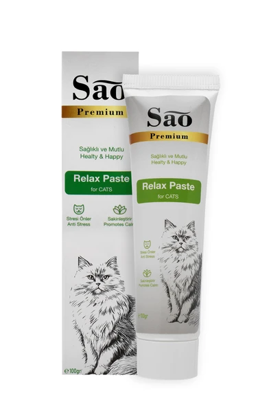 SAO Anti Stress Relax Malt Sakinleştirici Kedi Macunu 100gr - 2