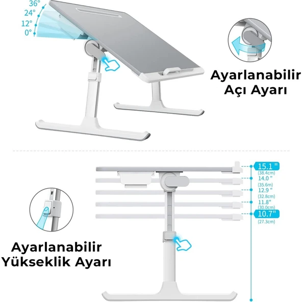 Saiji K7 Ultimate Notebook ve Tablet Çalışma Masası - 6