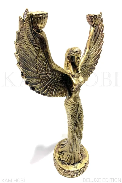 İSİS KANATLI ŞAMDAN HEYKEL 34CM - 4