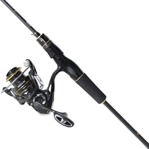 Remixon Focus BG 3000M + 210cm 5-35gr Kamış+ 8X 0.16mm İp Spin Olta Seti - 2