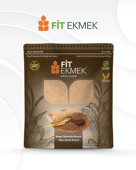 fit Keten Tohumlu Lavaş Ekmeği 300gr