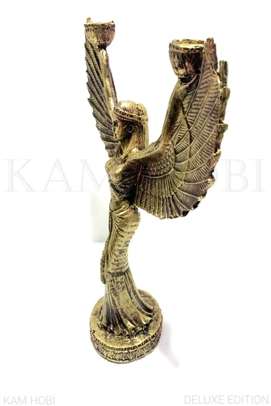 İSİS KANATLI ŞAMDAN HEYKEL 34CM - 3