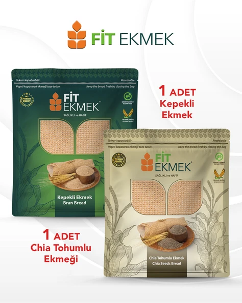 fit Kepekli Lavaş Ekmeği 300gr ve Chia Lavaş Ekmeği 300gr