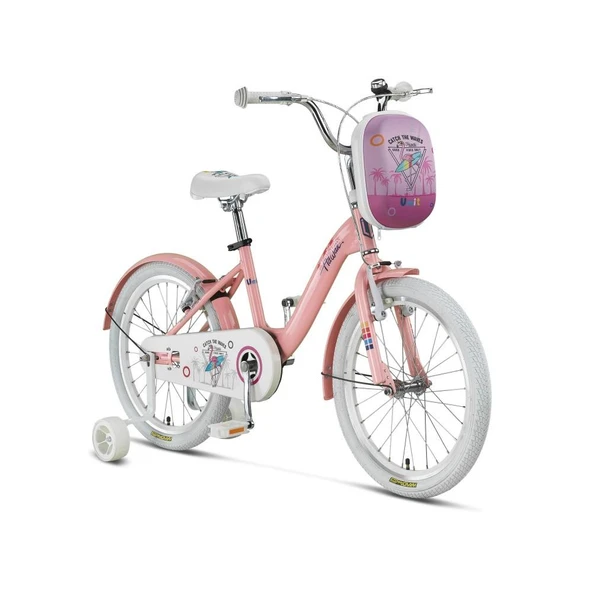 Ümit Hawai 16 Jant Çanta V-1625 Çocuk Bisikleti Pembe - Resim 2