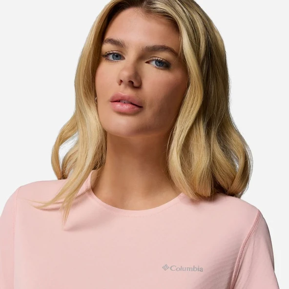 Columbia Zero Rules™ Light SS Crew Kadın Kısa Kollu Tişört AL8532 - Resim 4