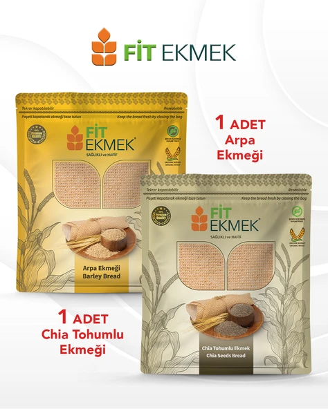 fit Arpa Lavaş Ekmeği 300gr ve Chia Lavaş Ekmeği 300gr