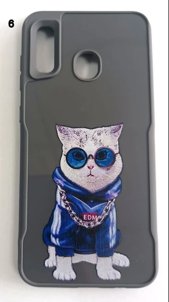 Samsung Galaxy A20/A30 Uyumlu Resimli Slikon Kılıf - Resim 6