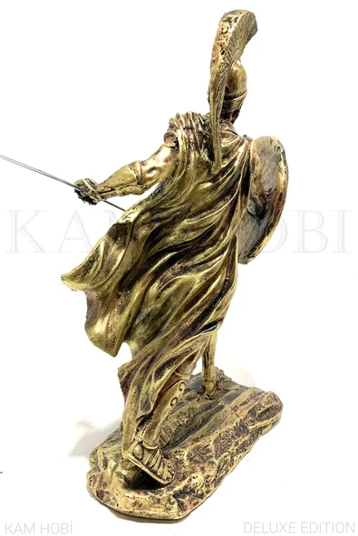 ACHİLLES SAVAŞÇISI MIZRAKLI HEYKEL 25 CM - 4