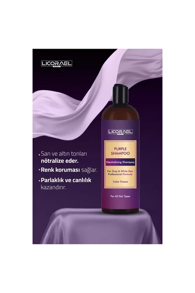 Licorael Dubai Turunculaşma Karşıtı Mor Şampuan 400ml - 2