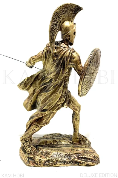 ACHİLLES SAVAŞÇISI MIZRAKLI HEYKEL 25 CM - 3