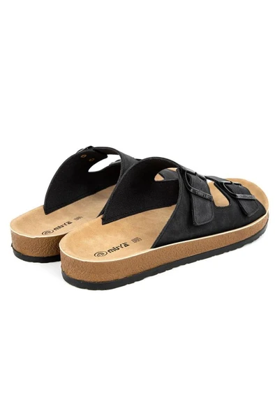 Muya Allen 31330-001 Anatomik Taban Erkek Terlik Siyah 40-45 - Resim 5