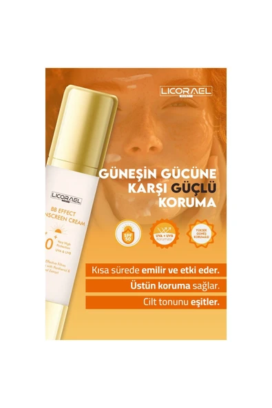 BB Güneş Kremi UVA ve UVB Işınlarına Karşı Yüksek Korumalı Spf50+ - 2