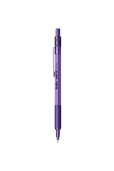 Matrix 0.5mm Mekanik Kurşun Kalem Metalik Mor - Şeffaf Kutu - 2