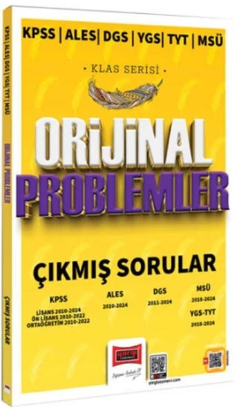 2025 KPSS ALES DGS YGS TYT MSÜ Klas Serisi Orijinal Problemler Çıkmış Sorular Yargı Yayınları