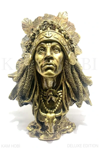 KIZILDERELİ HEYKEL 30CM - 3
