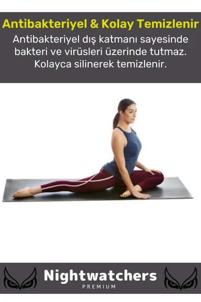 Premium Su Geçirmez Konforlu Taşıma Askılı Çift Taraflı Zemin Çadır Uyku Kamp Matı Yer Minderi 6,5mm - 6