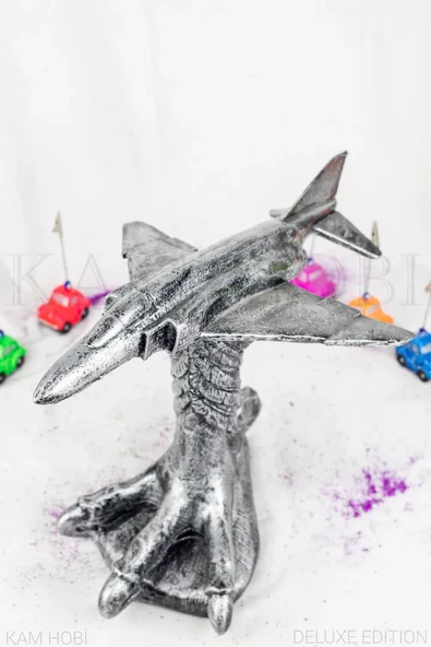 UÇAK PENÇELİ AYAK ÜSTÜNDE HEYKEL 32CM - Resim 9