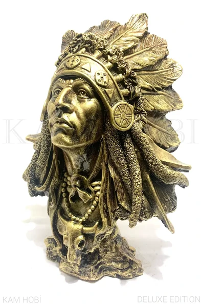 KIZILDERELİ HEYKEL 30CM - 2