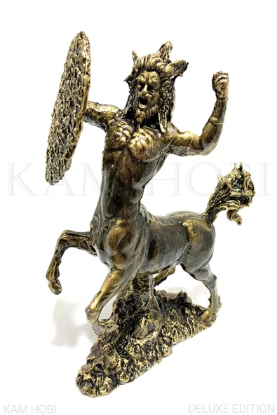 KENTOUR YARI İNSAN YARI AT HEYKEL 27CM