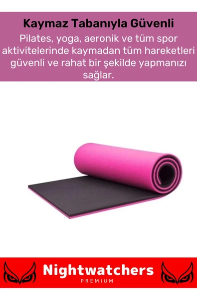 Premium Su Geçirmez Konforlu Taşıma Askılı Çift Taraflı Zemin Çadır Uyku Kamp Matı Yer Minderi 10mm - 3