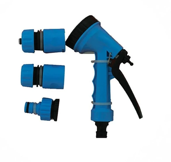 BAHÇE SULAMA BAŞLIKLARI :ÜÇ FARKLI BAŞLIK BİRARADA (Gülbaşlık-Sulama tabancası-Ayarlı lens sprey) - Resim 2