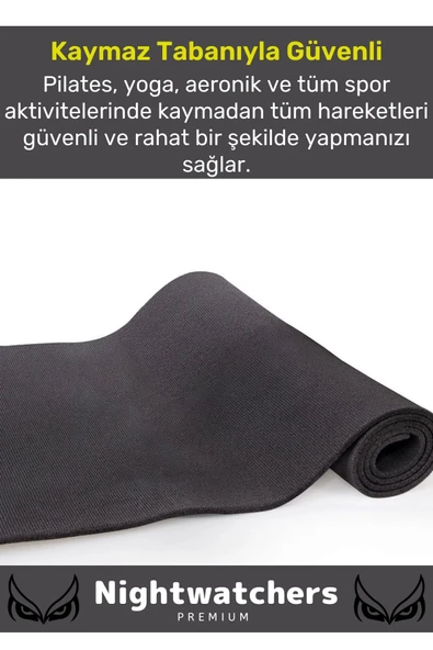 Premium Su Geçirmez Konforlu Taşıma Askılı Çift Taraflı Zemin Çadır Uyku Kamp Matı Yer Minderi 6,5mm - 3