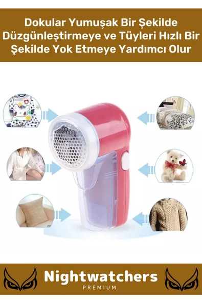 Deluxe Şarjlı Kablolu Tiftik Kazak Tüy Toz Takım Elbise Halı Otomatik Mavi Tüy Temizleme Makinesi - 2