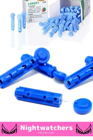 Profesyonel Tüm Kalemlerle Uyumlu Şeker Parmak Delme Hacamat 200 Adet Kalem İğnesi - 4 Kutu - 3