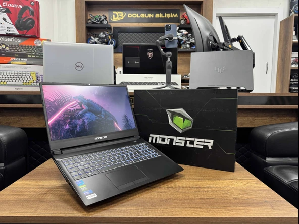 Monster Abra A5 V17.4.4  Intel Core i7 11800H 32GB RAM 1TB SSD W10 Rtx3060 15.6” FHD 144Hz IPS (İKİNCİ EL)
