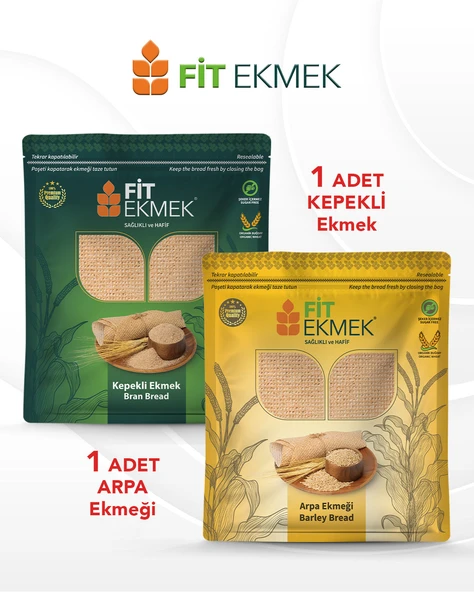 fit Kepekli Lavaş Ekmeği 300gr ve Arpa Lavaş Ekmeği 300gr