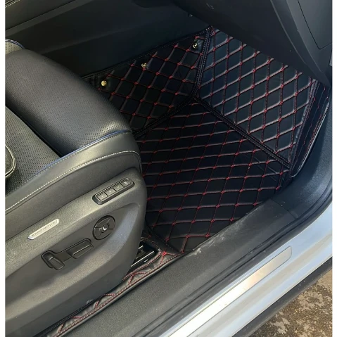 Volkswagen Tiguan 2024 Sonrası Aracına Özel 8d Tek Katmanlı Havuzlu Paspas Takımı - Resim 2