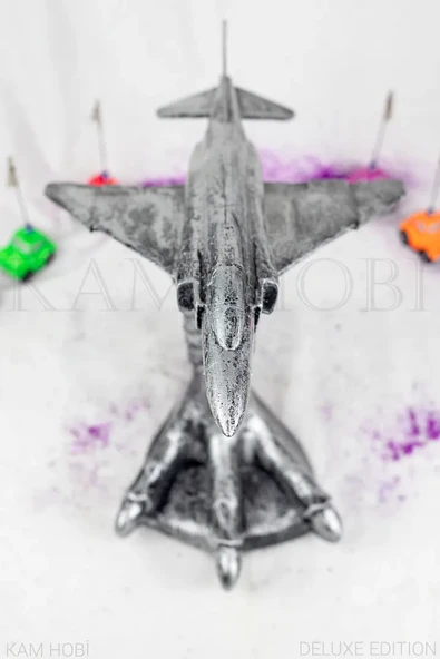 UÇAK PENÇELİ AYAK ÜSTÜNDE HEYKEL 32CM - Resim 7