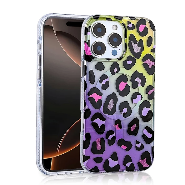 Apple iPhone 16 Pro Max Kılıf M-safe Şarj Özellikli Zore Jago Kapak - Resim 4