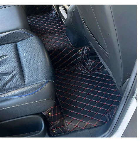 Volkswagen Tiguan 2024 Sonrası Aracına Özel 8d Tek Katmanlı Havuzlu Paspas Takımı - Resim 3