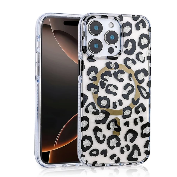 Apple iPhone 16 Pro Max Kılıf M-safe Şarj Özellikli Zore Jago Kapak - Resim 2