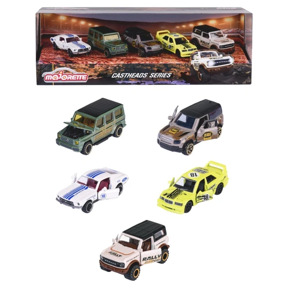 Majorette Castheads Series 5 Pieces Giftpack