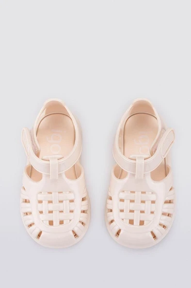 İgor S10311-079 TOBBY GLOSS Kız Çocuk Sandalet Krem 19-28 - 3