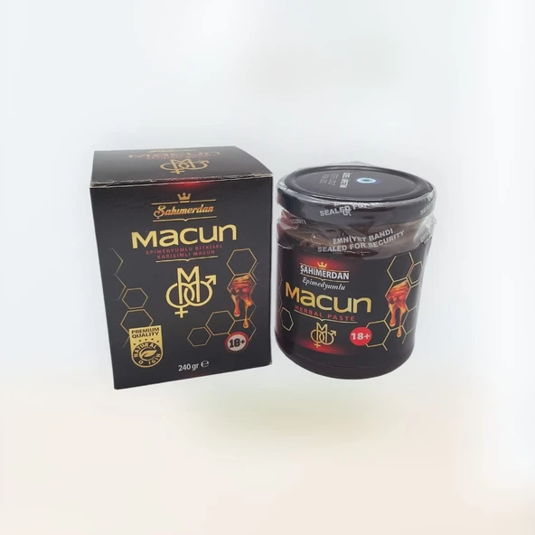 ŞAHIMERDAN MACUN 240 GR BALLI BİTKİSEL MACUN
