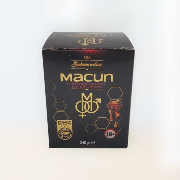 ŞAHIMERDAN MACUN 240 GR BALLI BİTKİSEL MACUN - 3
