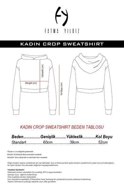 Jennie Mantra Siyah Kadın Crop Kapşonlu - 6